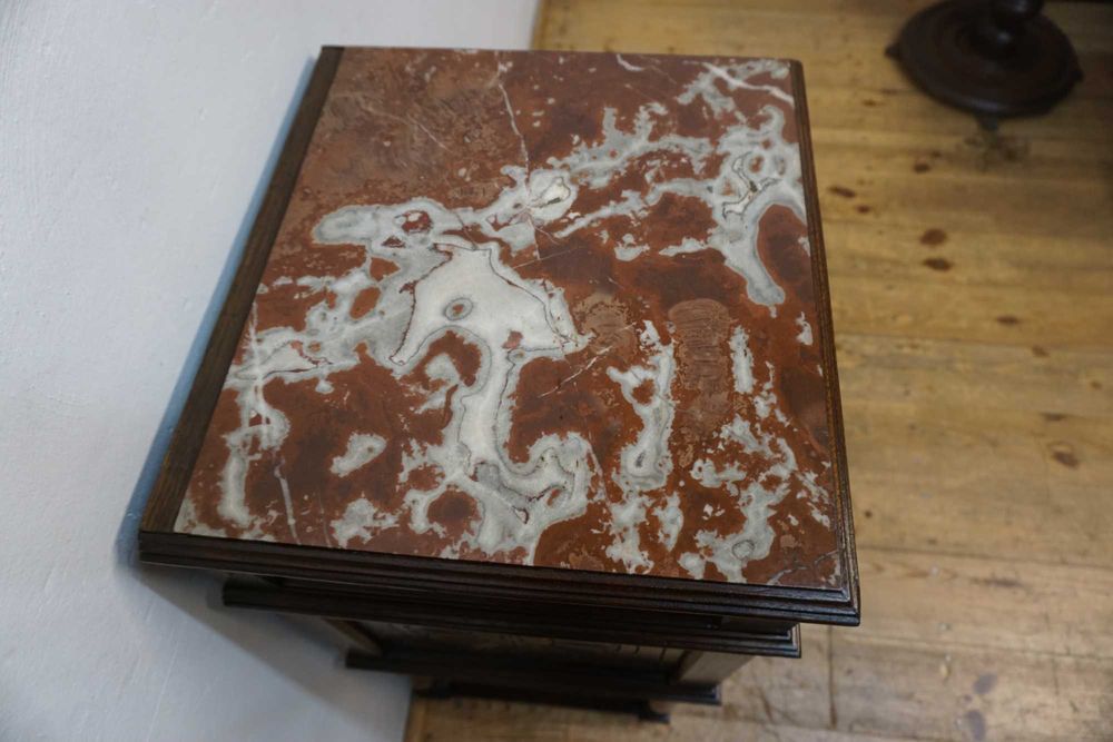 STARA SZAFKA BRETROŃSKA stolik nocny bogato rzeźbiona