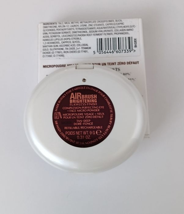Charlotte Tilbury Air Brush Brightening Flawless Finish -nowy, orginalny.