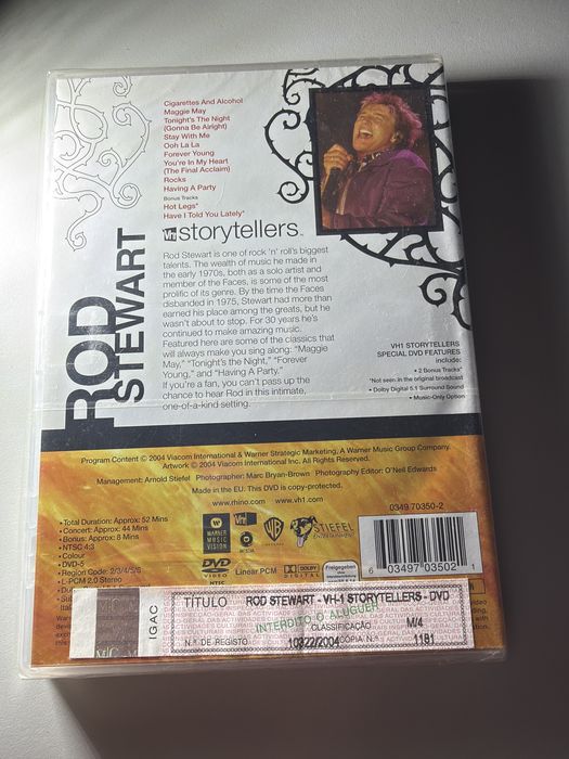 Rod Stewart - VH1 Storytellers (DVD) | NOVO / SELADO