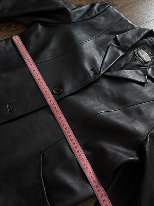 Жакет из натуральной кожи