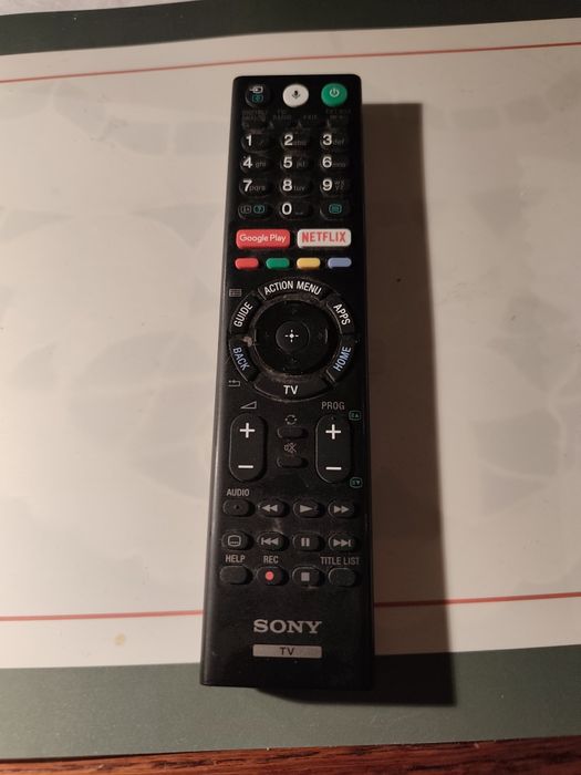 Pilot do telewizora Sony