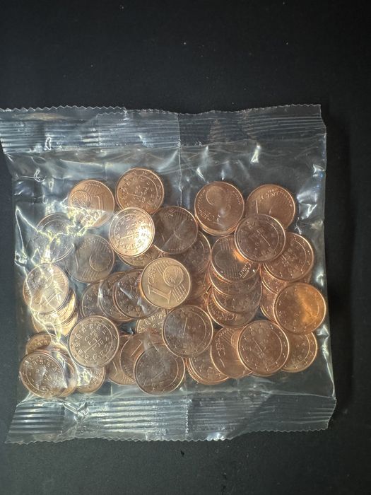 Conjunto de moedas euro Portugal 2002