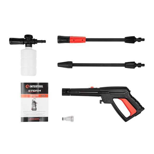 Мойка высокого давления Intertool WT-1506 (2200Вт 120-170бар 6-7л/мин)