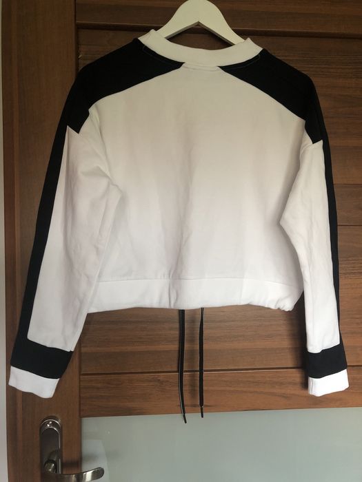 Bluza Puma krótka wiązana biała rozm. S