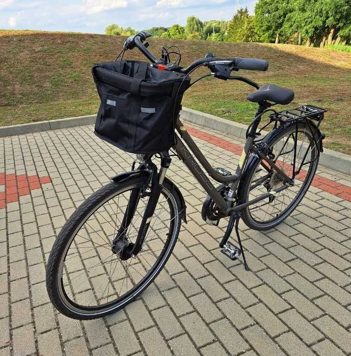 Transporter psa kota na rower kosz rowerowy duży pojemny