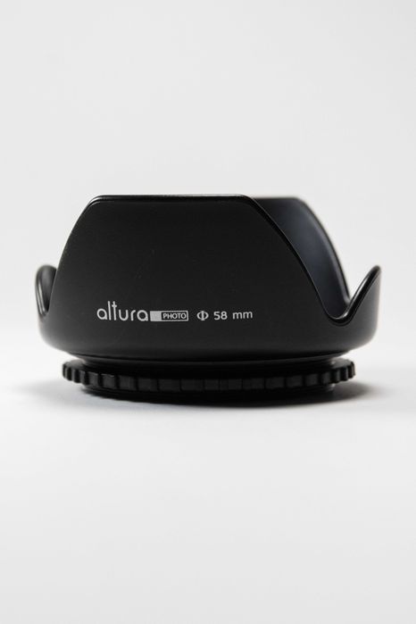 Pára-Sol 58mm Screw-on Pétala Rosca Universal *NOVO*