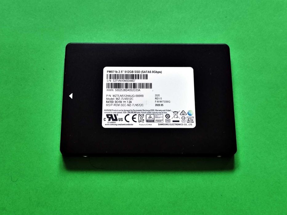 SSD 512GB Samsung Pm871B