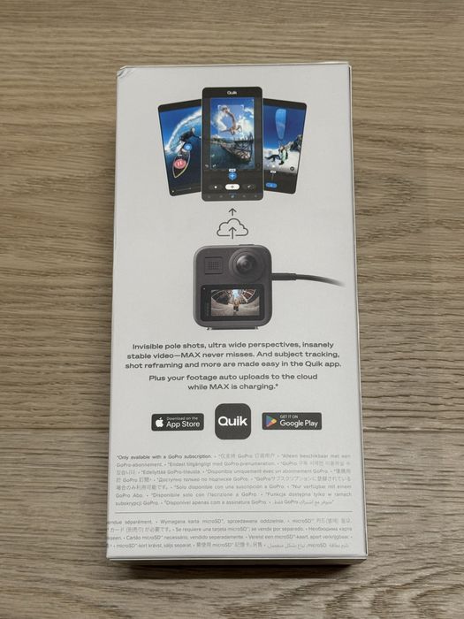 GoPro Max 5.6k 360 - Nova (Selada)