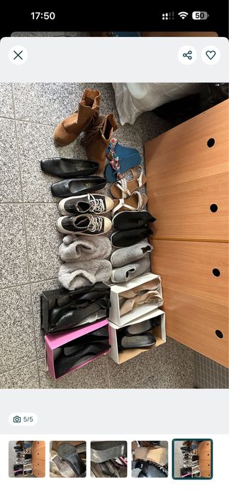 Lote de sapatos mulher - tam. 36-38