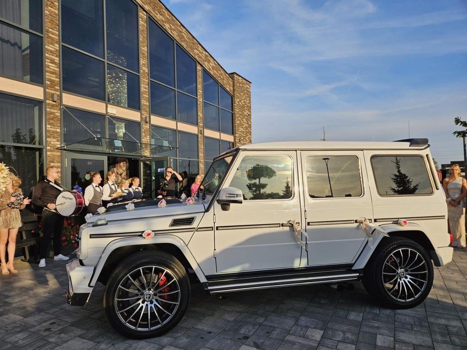 G-klasa Gklasa do Ślubu auta na Wesele Brabus eleganckie auto