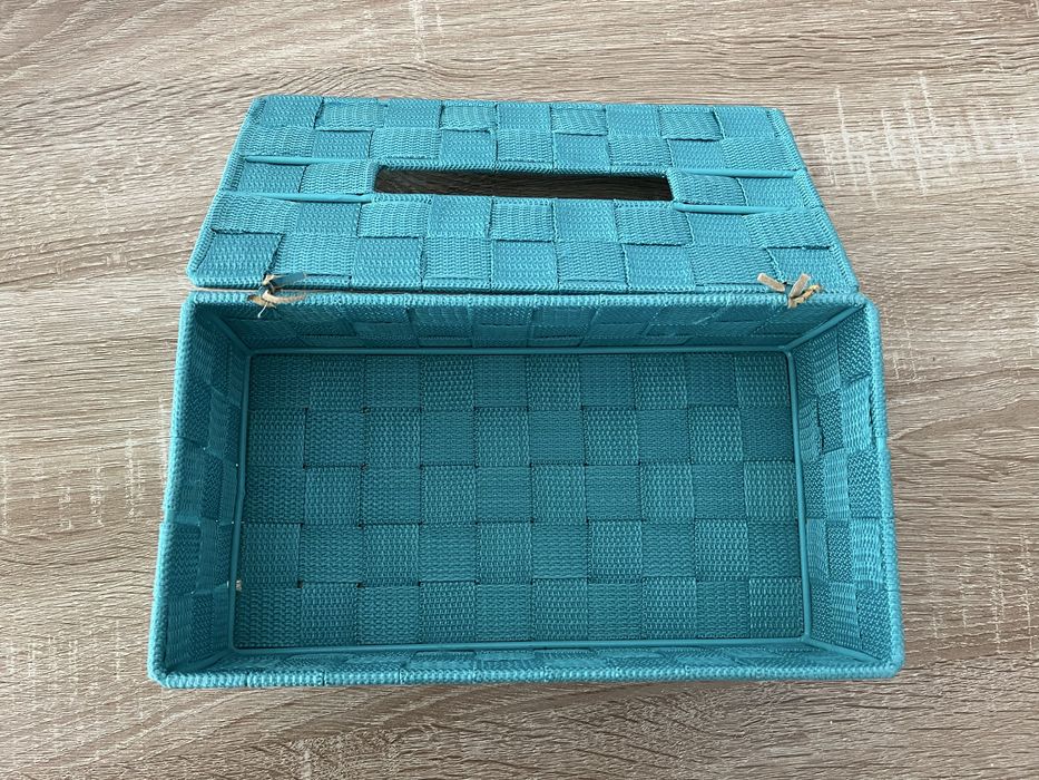 Turquoise Tissue Box by CASA424881547338076161