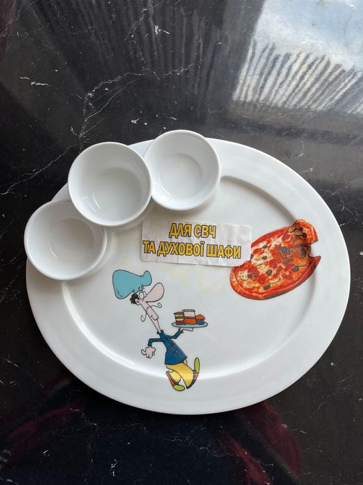 Тарелка для пиццы и суш