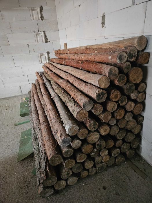 Stemple budowlane - drewno opałowe