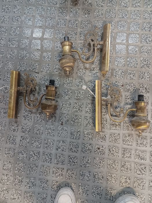 3 candeeiros de parede