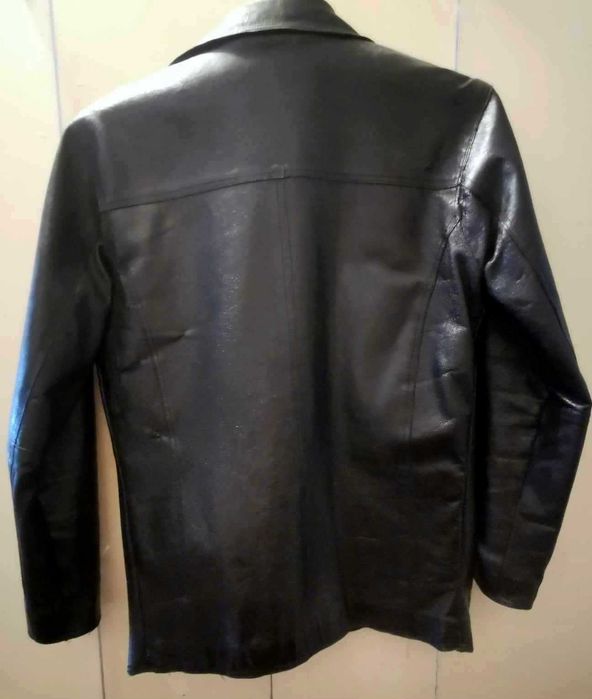 Casaco homem couro genuíno Icono