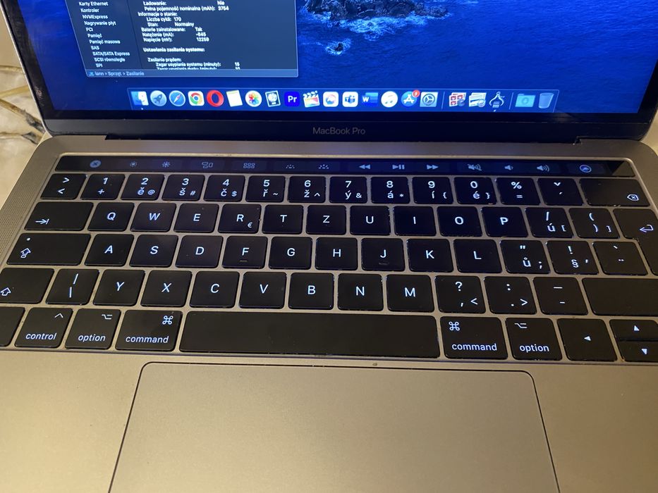 Laptop Apple macbook pro 2,9 ghz dotykowy