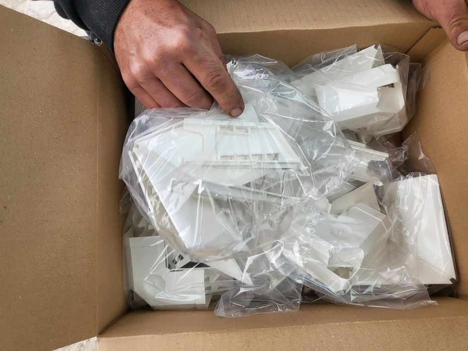 Fio caixas 200mt, disjuntores diverso material elétrico