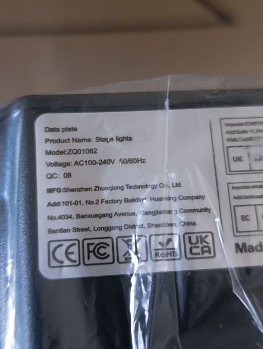 Reflektor LED PAR 36W RGB | DMX + Pilot | Efekt Sceniczny Impreza