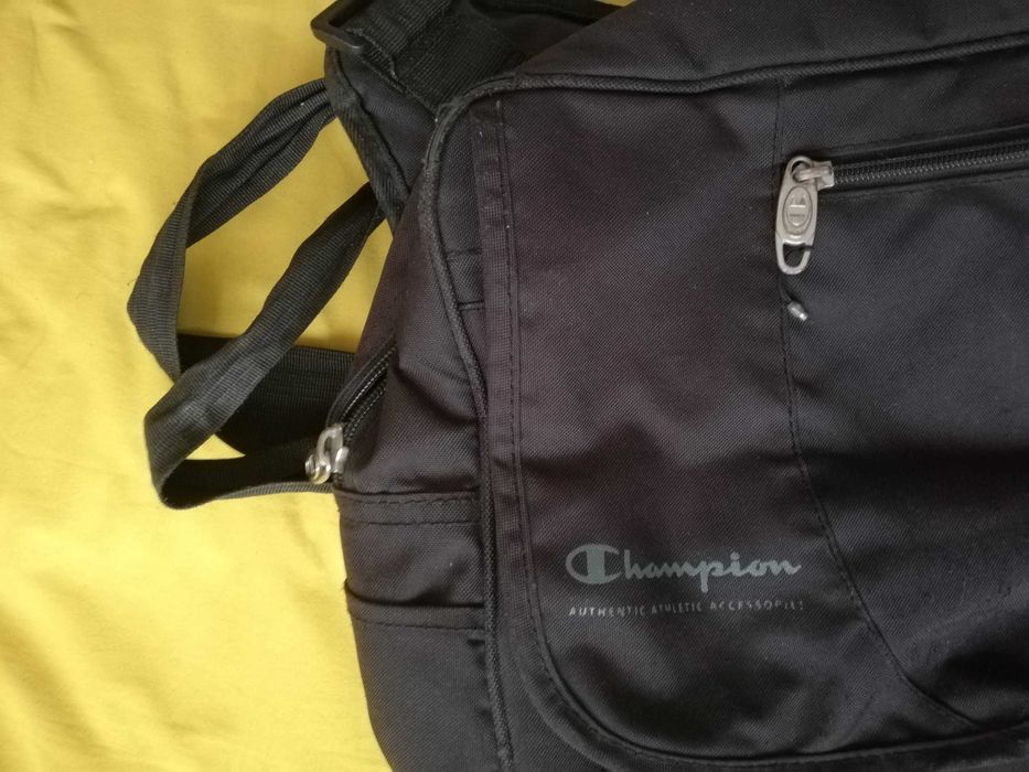 Torba na laptopa na ramię czarna Champion