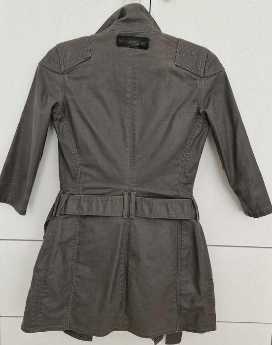 Стильний тренч плащ куртка сукня Wrangler (S, оливковий)