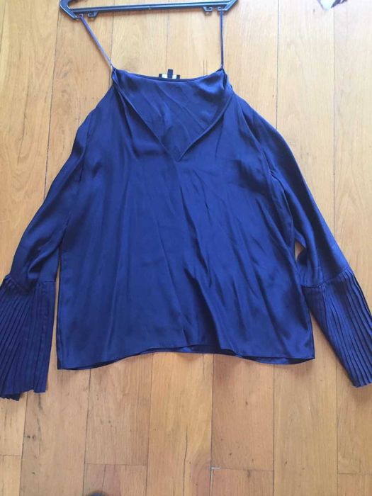 Blusa Azul - Tamanho 40 - Massimo Dutti - Nova