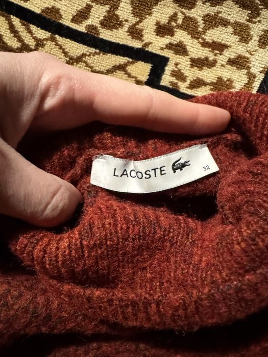 Продам теплий реглан Lacoste