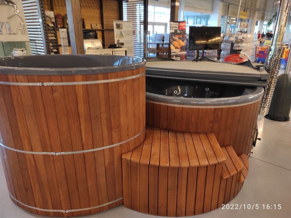 Чан, Купель на дровах, купель з підігрівом, спа, купель с пічкою, баня