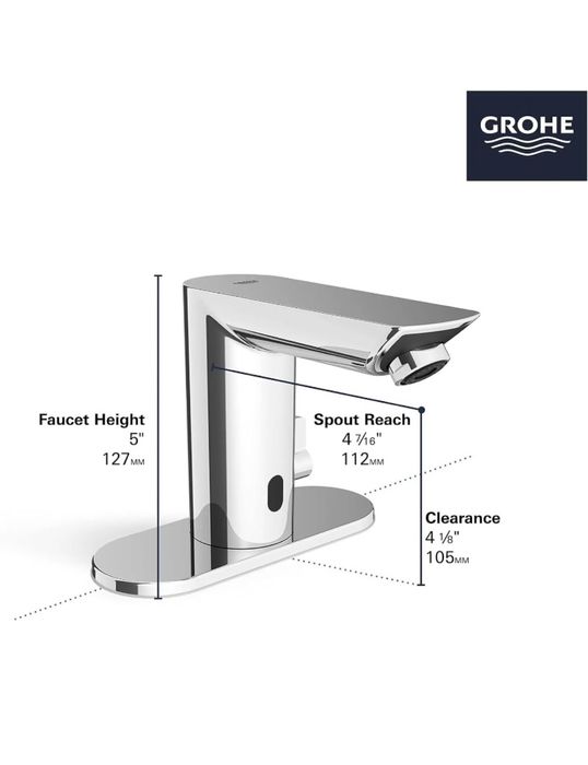 Ціна ТОП! Змішувач сенсорний GROHE Bau Cosmopolitan