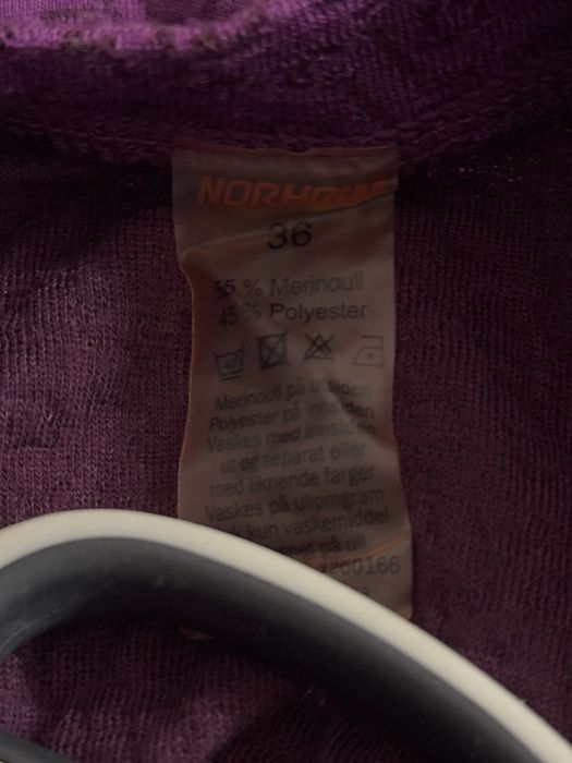 Bluzka Norheim S 55% merino wool merynos damska narty outdoor trekking