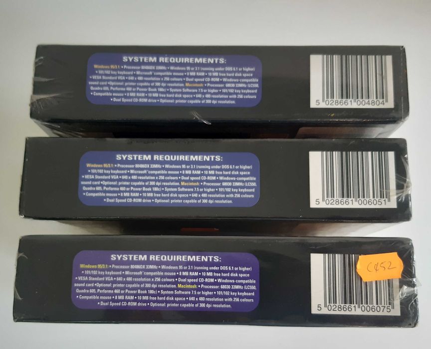 3 Caixas Novas National Geographic 11 CD-Rom Interactivos Orginais