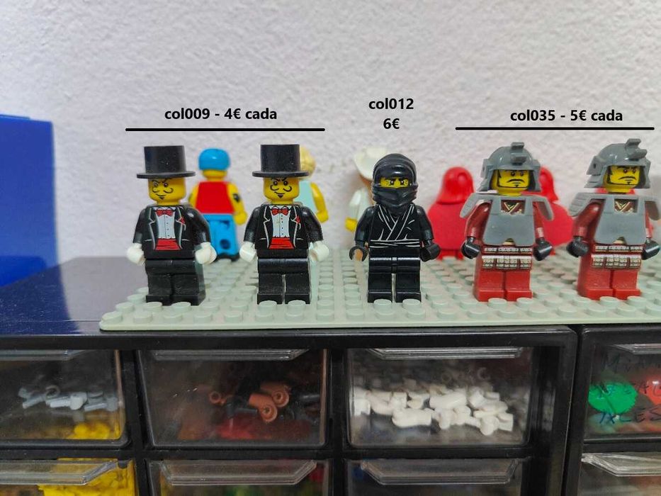 Lote minifiguras Lego Series sem acessorios