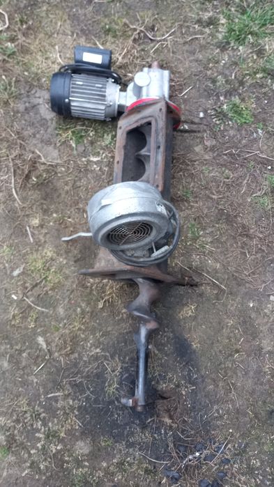 Ślimak z pompą i dmuchawą piec na pelet/ekogroszek
