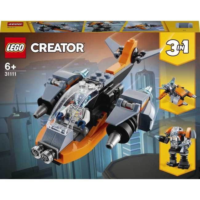 Конструктор LEGO Creator 31111 Кібердрон, кибердрон
