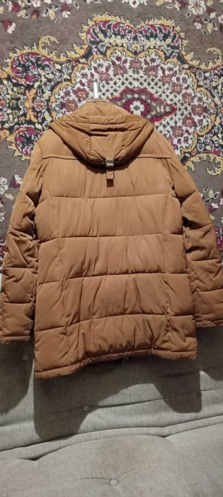 Мужская тёплая куртка с капюшоном