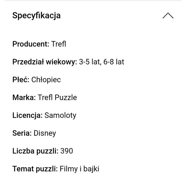 3 x Story Puzzle Planeta/Samoloty Trefl, 9 układanek 390 elementów