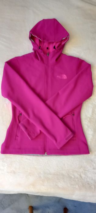 SoftShell The North Face damski, roz xs, kolor fuksja, róż