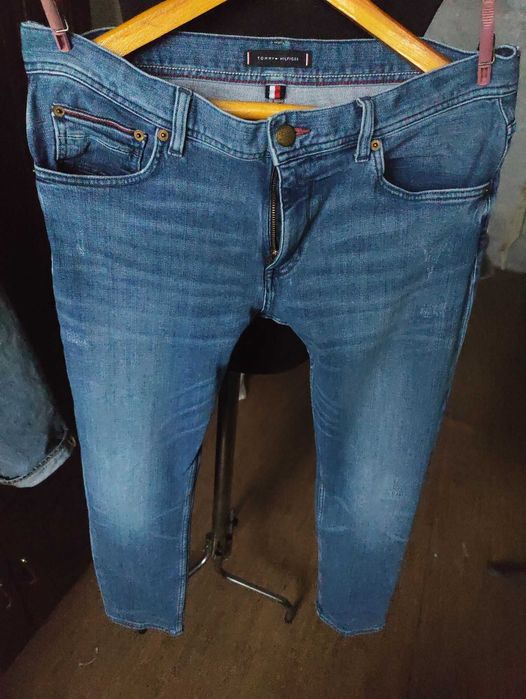 Джинсы Tommy Hilfiger jeans USA w34 stretch blue.