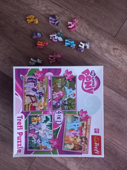 Zestaw My Little Pony puzzle + 10 koników