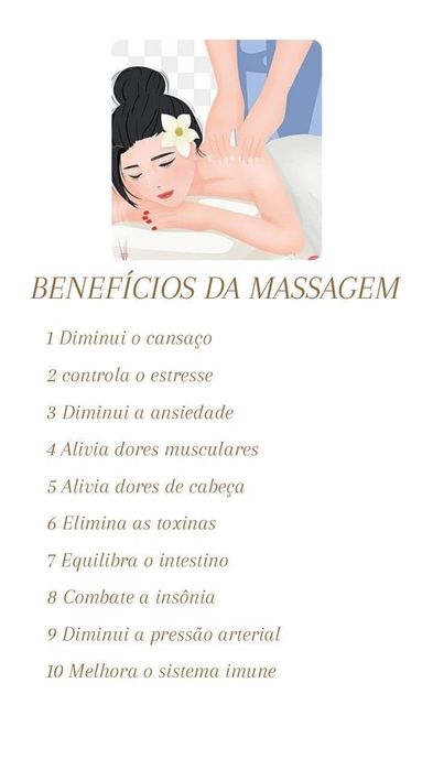 Massagem exclusiva a Sras