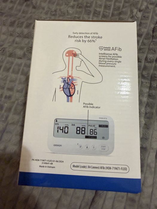 Ciśnieniomierz OMRON X4 Connect AFib