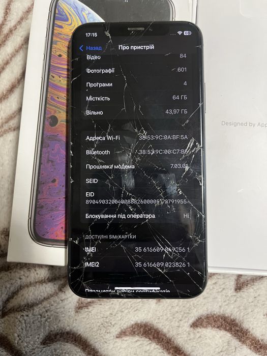 Продам iphone xs 64gb
