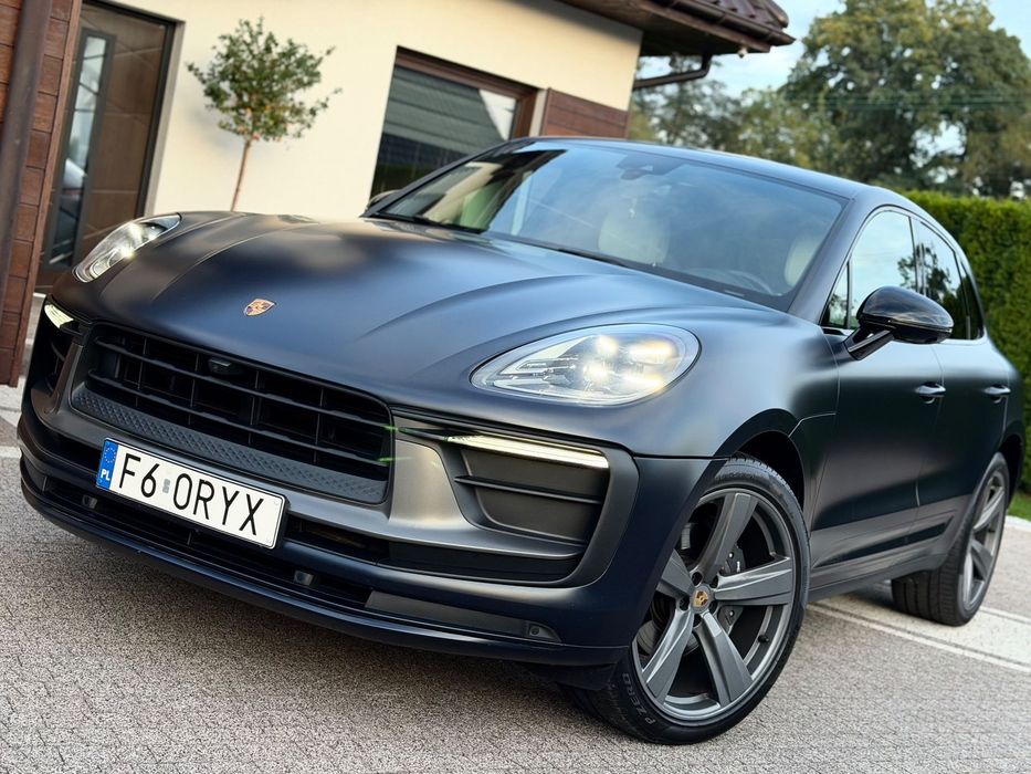 Porsche Macan T 2023R SALON POLSKA MATRIX Led MAT Kamera 360 Pneumatyka Wentyl FV23%