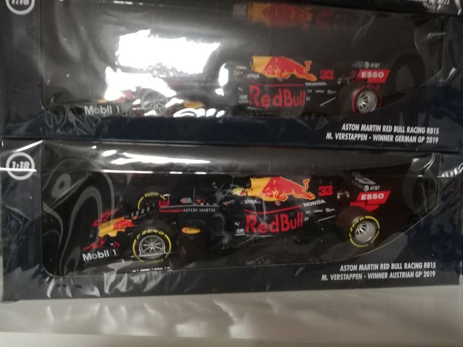 Miniaturas 1/18 Red Bull F1 Verstappen - Spark, Minichamps