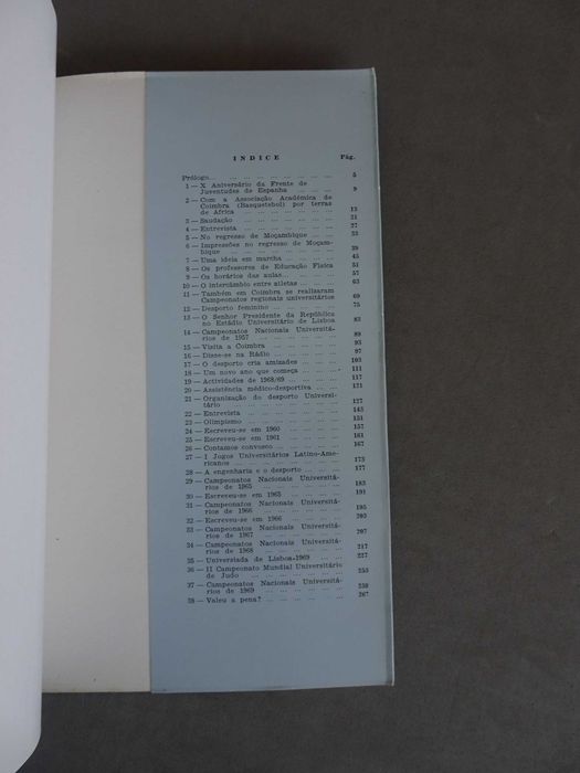 Livro Armando Rocha - Reflexões sobre Desporto Universitário 1950/1969