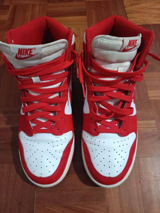Nike Dunk High vermelho/branco