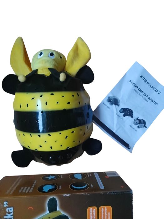 Lampka nocna  z projektorem pszczoła