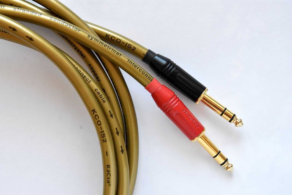 Interkonekt XLR TRS Jack KACSA KCO-IS2 UP-OCC 100 i inne długości