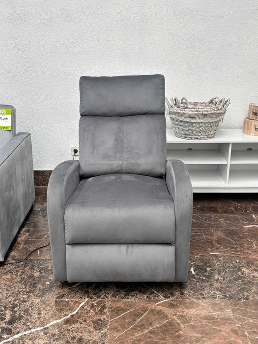 Novo!!  sofá reclinável cinzento - envio grátis