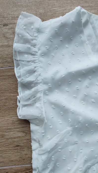 Jak nowa biała sukienka oversize S 36