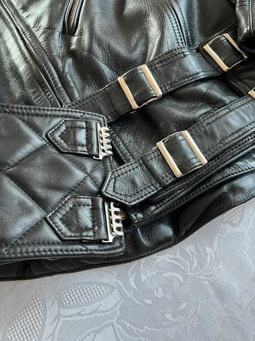 Kurtka skórzana męska motocyklowa ramoneska solidna L XL Erlmeier